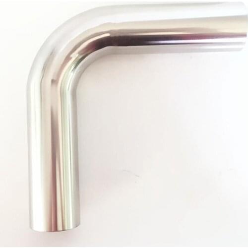 32mm 1.25" OD lengthen 100mm SUS 304 Stainless Steel Sanitary Butt Weld 90 Deg Elbow Pipe Fitting Homebrew Beer