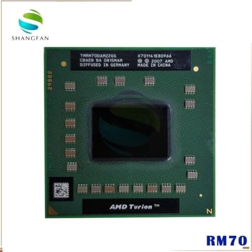 AMD Turion 64 X2 Mobile technology RM-70 RM 70 RM70 2.0 GHz Dual-Core Dual-Thread CPU Processor TMRM70DAM22GG Socket S1