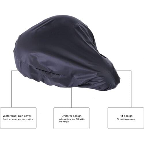 Bicycle Waterproof Seat Rain Cover Outdoor Elastic Dust and Rain ResistantProtector Bike Saddle Cover Bike Accessories