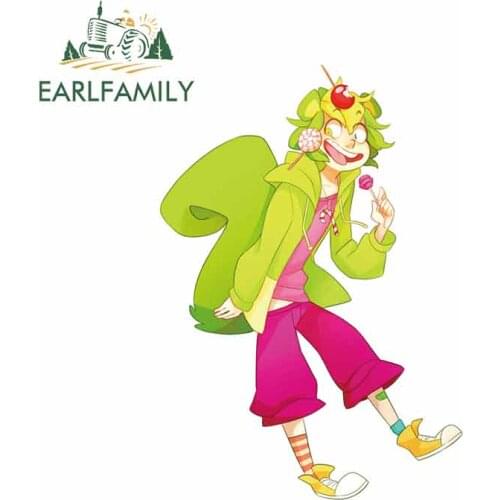 EARLFAMILY 13cm x 9.1cm for Happy Tree Friends Truck Decal Bumper Window DIY Anime Waterproof Car Styling Vinyl Car Sticker