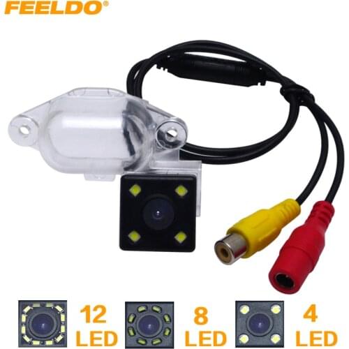 FEELDO Car Rearview Backup Water-proof Parking Assist Camera With 4LED/8LED/12LED For Nissan NV200 / Evalia 2009~2015#932