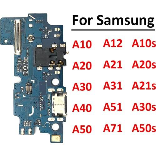 USB Charger Charging Board Dock Port Connector Flex Cable For Samsung A10 A10S A20 A20S A21S A30 A30S A50 A50S A12 A21 A31 A51