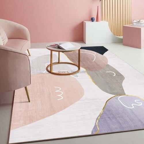 Carpet Living Room Large Area Sofa Coffee Table Cushion Simple Home Room Full of Nordic Floor Mats