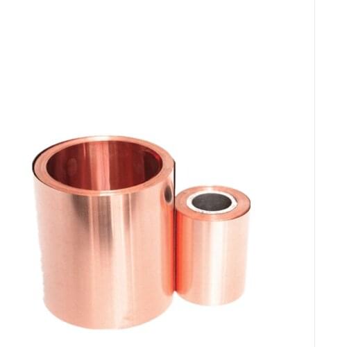 1Meter Copper Strip Thickness 0.05/0.08/0.1/0.15/0.2/0.25/0.3/0.5*W200MM Red Copper Sheet Copper Foil Copper plate T2