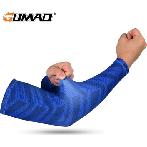 Men Compression Sleeves Arm Warmer Cuffs Bicycle Cycling Basketball Volleyball Armbands UV Sun Protection Detachable Arm Cover
