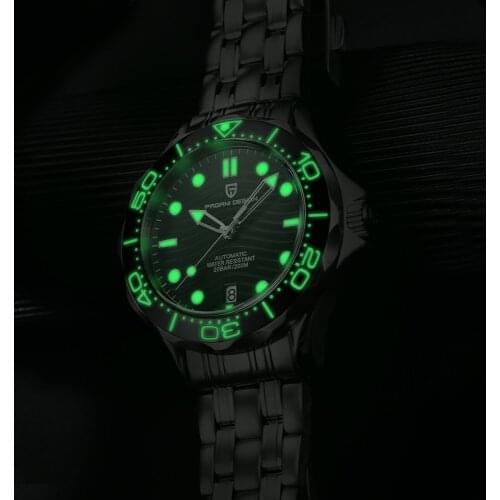 2021 New PAGANI DESIGN Men mechanical wristwatch Luxury Automatic watch men NH35 200M Diver watch for men Sapphire mirror clock