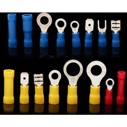 New high-quality shrinking cable connector spade-shaped terminal 160Pcs kit marine automotive terminals