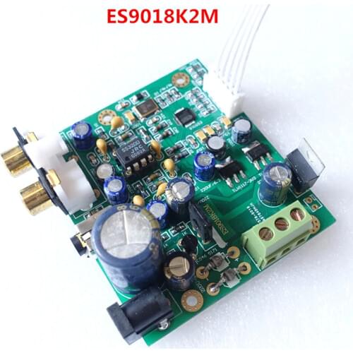 WEILIANG AUDIO ES9018K2M I2S input decoder board support 384k/32bit DSD 64/128/256