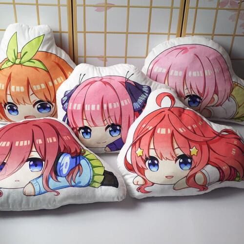 Anime The Quintessential Quintuplets Itsuki Miku Nino Plush Toy The Five Wedded Brides Model Doll Pillow Cosplay Stuffed 40cm