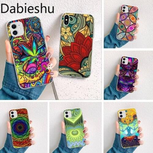 Psychadelic art Luxury Unique Phone Cover for iPhone 11 pro XS MAX 8 7 6 6S Plus X 5S SE 2020 XR cover