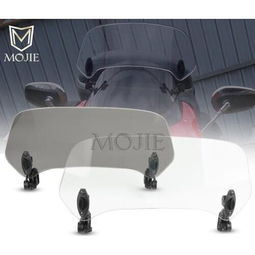 Motorcycle Windshield Extension Spoiler Windscreen Air Deflector For KYMCO SHADOW 300 / PEOPLE 300 MY ROAD 700 MV AGUSTA F4/F4R