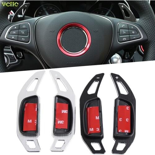 Steering Wheel Shifter Paddle Extension For Mercedes Benz A B C E ML GL CLA GLA GLK SL SLK Class W176 W246 C117 W212 W204 AMG