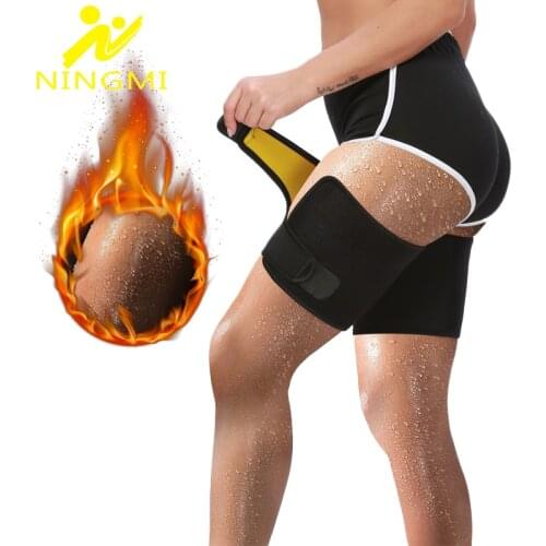 NINGMI 1 Pair Thigh Shaper Slim Leg Warmer Men Women Neoprene Belt Wrap Shapewear Legs Slimmer Body Shaper Sport Trimmer Trainer