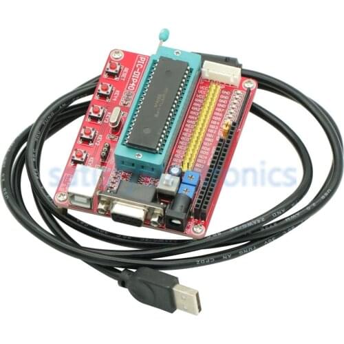 1PCS Mini System PIC Development Board + Microchip PIC16F877 PIC16F877A