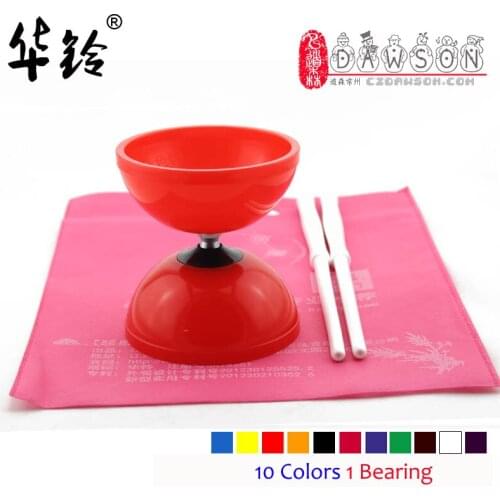 10 Colors One Excellent Bearing Kongzhu 128mm(D) 140mm(H) 240g Set Packing Diabolo/Sticks/Strings/Bag