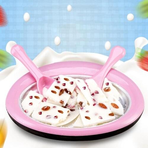 Household Mini Fried Yogurt Machine Children Homemade Fruit Ice Cream Ice Porridge Fried Ice Tray