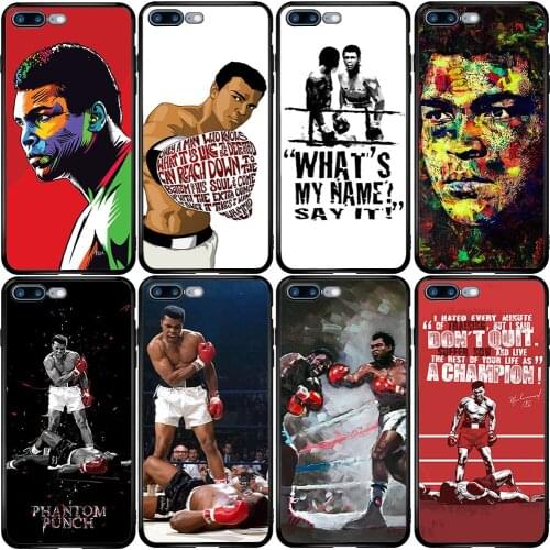 Cover Case for iPhone Oneplus 5S SE 2020 6S 7 8 6T 8T Plus XS XR 11 12 Pro Mini Max Muhammad Ali