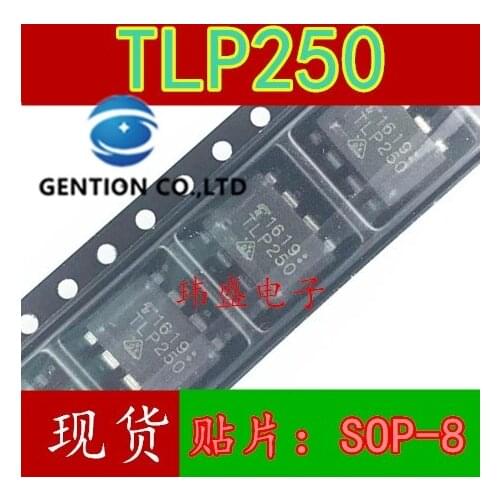 10PCS Black light coupling TLP250 SOP-8 in stock 100% new and original