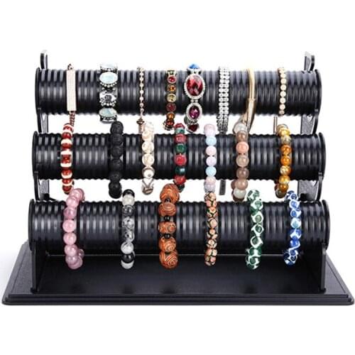 Bracelet Holder Jewelry Display Stand Watch Bangle Bar Necklace Storage Organizer Bracelet Chain T-Bar Rack Jewelry Organizer