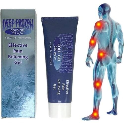 Deep Ice Massage Gel Relieve Muscle Soreness Muscular Aches Strains Cold Therapy Shoulder Back Pain Relief Massage Cream 100g