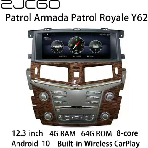 Car Multimedia Player Stereo GPS DVD Radio NAVI Navigation Android Screen System for Nissan Patrol Armada Patrol Royale Y62