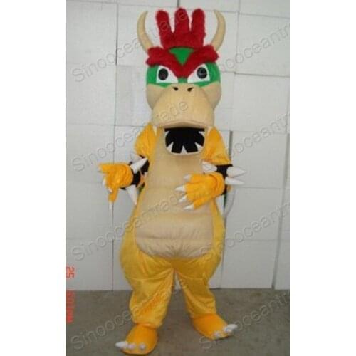 SUPER MARIO BOWSER KOOPA cartoon Mascot Costume Fancy Dress Animal mascot costume free shipping