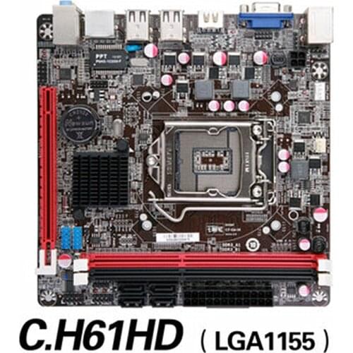 Applies to For Colorful C.H61HD V20 LGA1155 DDR3 H61 17*17 ITX mini-itx HPTC motherboard
