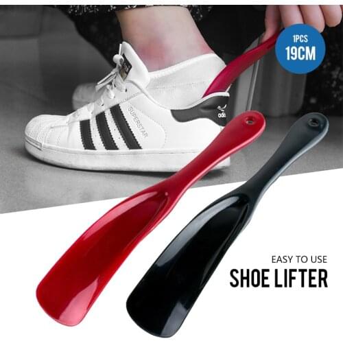 1PCS Professional Shoe Lifter 19cm Shoe Horns Plastic Shoe Horn Spoon Shape Shoehorn