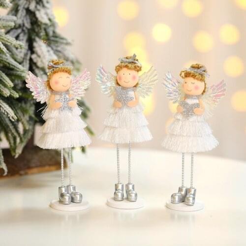 Christmas Decorations Cute Angel Doll Desktop Decoration Creative Princess Room Decoration Christmas Decoration Xams gift A30830