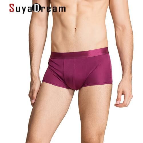 Мужские шелковые трусы SuyaDream China At AliExpress
