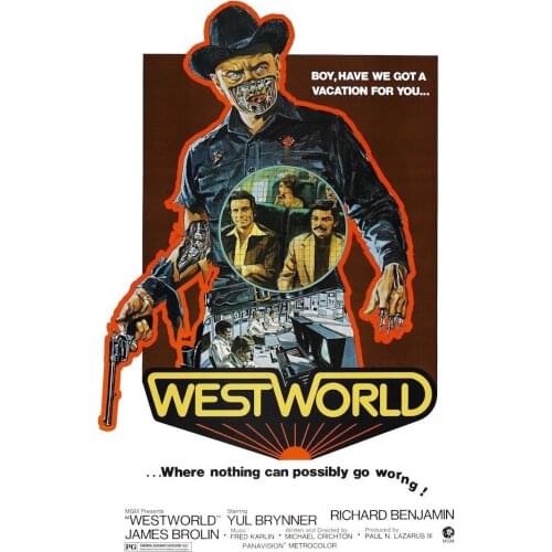 West World Movie Art print Silk poster Home Wall Decor