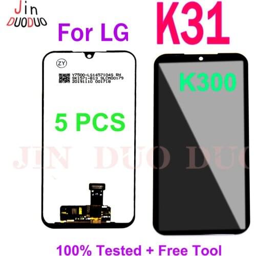 5pcs 5.7" For LG V60 K31 LCD Display Screen Digitizer Assembly Replacement For LG V60 K31 LCD Touch Screen