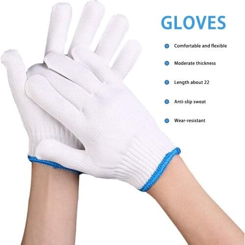 1pair Garden Protection Gloves Garden Work Cotton Glove for Gardening Planting Work Gloves Construction Woodworking Gloves Home