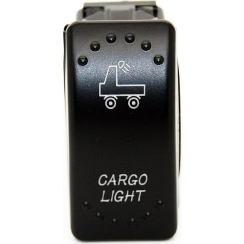 12-24V Car CARGO LIGHT 12V 20A Toggle Rocker Switch Blue LED Light 5Pin ON OFF