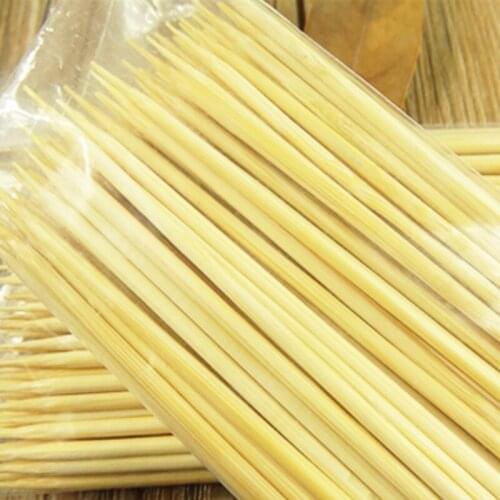 500pcs 25cmx2mm BBQ bamboo stick tornado potato bamboo sticks Disposable Skewers Kitchen Supplies Roasting Tools Candy stickers