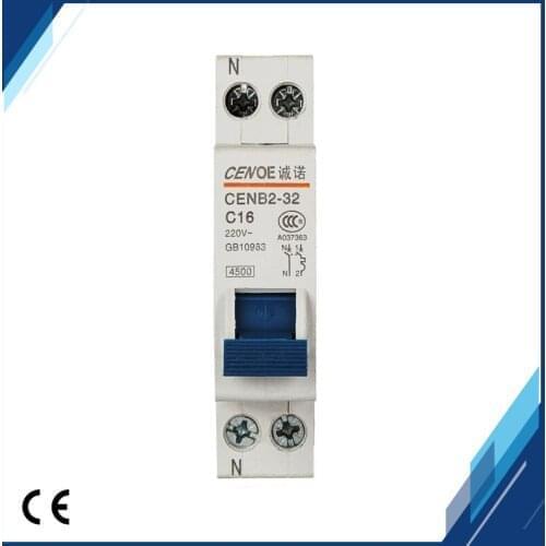 More safety 6A -32A 230V home minIature Circuit breaker MCB with function of fire ilne and zero line shut down at the same time