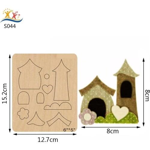 Castle wooden die-cutting clipboard craft knife die compatible with most manual die-cutting