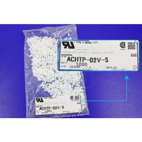 ACHTP-02V-S Connectors terminals housings 100% new and original parts