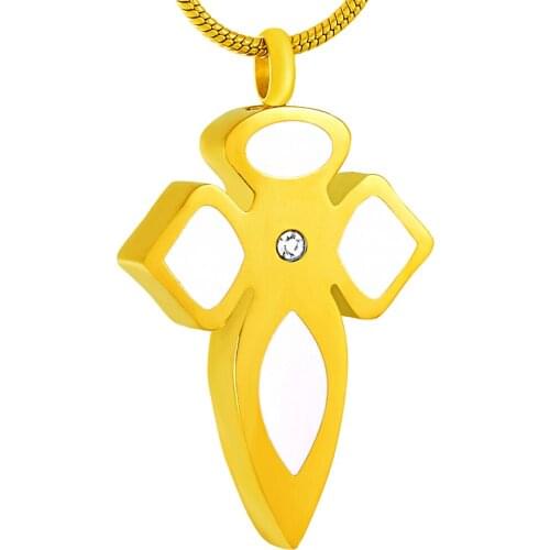 IJD9443 stainless steel the cross Crematiom urns ashes wholesale or retail,cremation jewelry pendants necklace women man