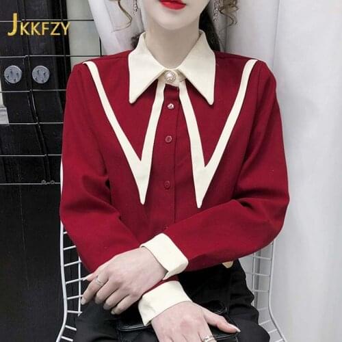 Женские вельветовые рубашки JKKFZY China At AliExpress