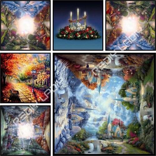 Full Square/Round Diamond Embroidery Seasonal Scenery 5D Diamond Mosaic Picture of Rhinestones Art Diamond Painting Cross Stitch