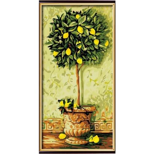 Cuadros Good luck tree Bonsai canvas wall picture Hand painted painting by numbers modular painting modern oil paintings