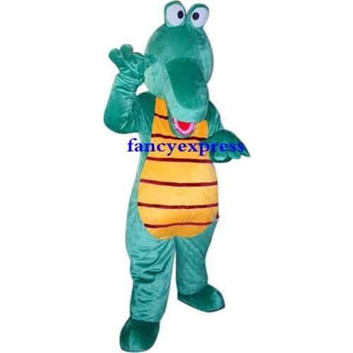 Crocodile Mascot Costume Fancy Party Dress