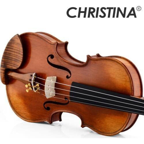 Christina EU3000C violin 4/4 Made in Europe Maple Violin High-grade Handmade Classic Matte violins with fiddle case bow