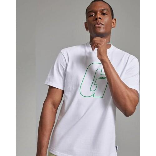 Summer cotton quick-drying gyms fitness training mens short sleeve T-shirt fashion brand loose casual mens clothing top