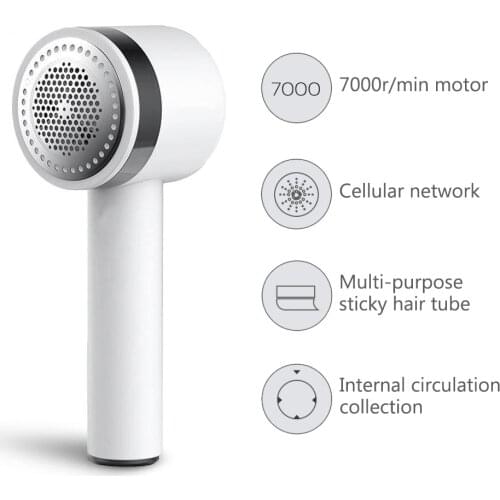 YouPin Deerma Lint Remover Clothes Fuzz Pellet Trimmer Machine Portable Charge Fabric Shaver Removes For Clothes Spools Removal