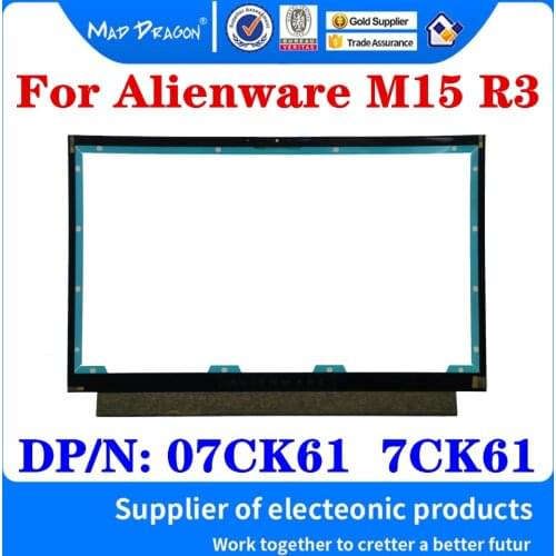 New original LCD Bezel For Dell Alienware M15 R3 Laptop LCD Front Bezel Cover B shell DP/N: 07CK61 07CK61 7CK61 AP2VR000300