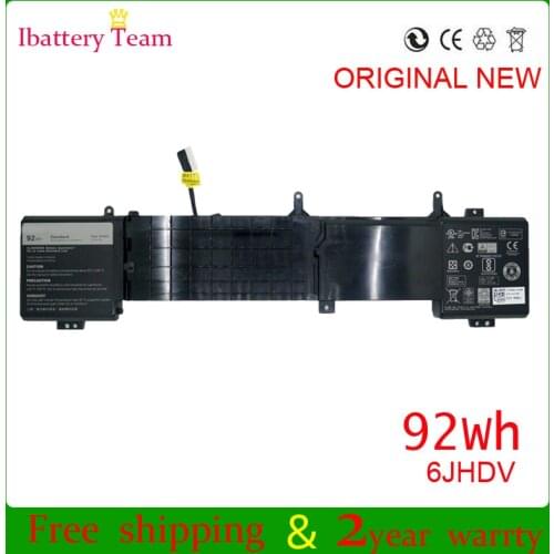 6JHDV genuine battery for DELL Alienware 17 R2 6JHDV ALW17ER-4838 ALW17ED-4738 ALW17ED-2728 ALW17ED-1828T 14.8V 92Wh