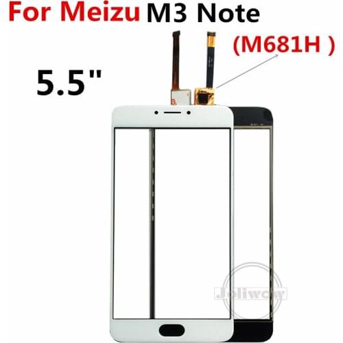 For Meizu M3 Note Touch Screen glass Replace M3 note M681H Touch Panel Sensor Front Glass Parts For Meilan note 3 Touchscree