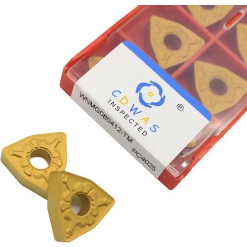 High quality WNMG080412 TM PC4025 Carbide insert milling turning tool Lathe tool Turning insert for machining steel parts